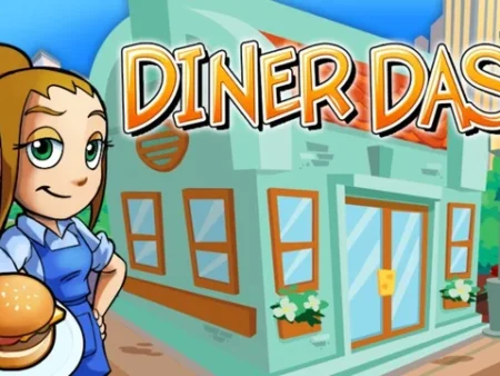 Game Diner Dash quản lý nhà hàng, phục vụ khách hàng hay
